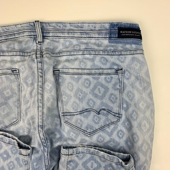 Maison Scotch Diamond Print Light Skinny Jeans - Picture 5 of 7